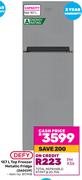 Defy 157Ltr Top Freezer Metallic Fridge DAD239