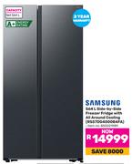 Samsung 564Ltr Side By Side Freezer Fridge With All Around Cooling RSS57DG4000B4FA