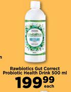 Rawbiotics Gut Correct Probiotic Health Drink-500ml Each