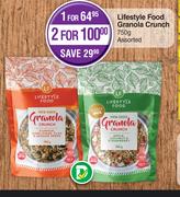 Lifestyle Food Granola Crunch-For 2 x 750g