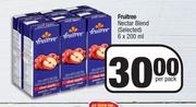 Fruitree Nectar Blend (Selected)-6 x 200ml Per Pack