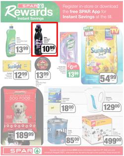 SPAR EASTERN CAPE : Go Big (27 July - 8 August 2021) Valid In | Amahlathi, Bedford, Buffalo Flats, Cala, Centane, Hankey, Idutywa, Indwe, Kwa-Fetting, Komga, Lady Frere, Nemato, Ugie, Peddie, page 6