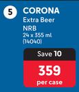 Corona Extra Beer NRB-24 x 355ml Per Case