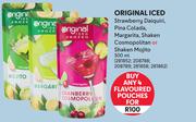 Original Iced Strawberry Daiquiri,Pina Colada,Margarita,Shaken Cosmopolitan Or Shaken Mojito-4x300ml