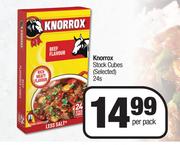 Knorrox Stock Cubes (Selected)-24s Per Pack