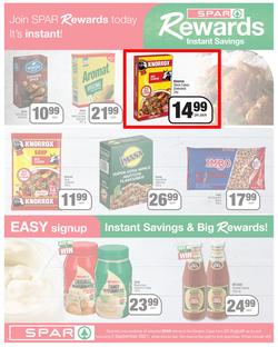 SPAR COUNTRY EASTERN CAPE : Here For you (24 August - 5 September 2021) Valid In Amahlathi, Bedford, Buffalo Flats, Cala, Centane, Hankey, Komga, Nemato, Patensie, Peddie, Zastron, Indwe, Kwa-Fetting, page 6