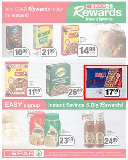 SPAR COUNTRY EASTERN CAPE : Here For you (24 August - 5 September 2021) Valid In Amahlathi, Bedford, Buffalo Flats, Cala, Centane, Hankey, Komga, Nemato, Patensie, Peddie, Zastron, Indwe, Kwa-Fetting, page 6