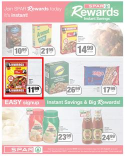 SPAR COUNTRY EASTERN CAPE : Here For you (24 August - 5 September 2021) Valid In Amahlathi, Bedford, Buffalo Flats, Cala, Centane, Hankey, Komga, Nemato, Patensie, Peddie, Zastron, Indwe, Kwa-Fetting, page 6