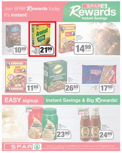 SPAR COUNTRY EASTERN CAPE : Here For you (24 August - 5 September 2021) Valid In Amahlathi, Bedford, Buffalo Flats, Cala, Centane, Hankey, Komga, Nemato, Patensie, Peddie, Zastron, Indwe, Kwa-Fetting, page 6