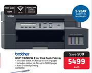 Brother DCP-T820DW 3 In 1 Ink Tank Printer