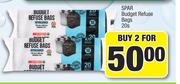 Spar Budget Refuse Bags-For 2 x 20s