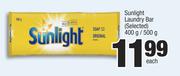 Sunlight Laundry Bar (Selected)-400g/500g Each