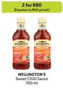 Wellington's Sweet Chilli Sauce-For 2 x 700ml