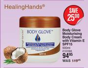 Body Glove Moisturising Body Cream With Vitamin E SPF15-500ml