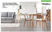 Floor Tile Ceramic Lethabo Grey L43cm x W43cm (2.4 Sqm/Box) 81484011-Per Sqm