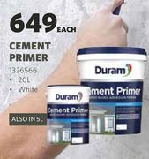 Duram Cement Primer-20L Each