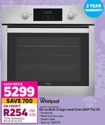 Whirlpool 60cm Built In Eye Level Oven AKP 742 IX