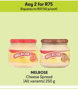 Melrose Cheese Spread (All Variants)-For Any 2 x 250g