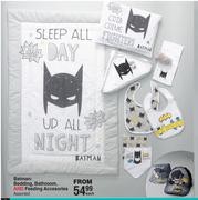 Batman Bedding, Bathroom, & Feeding Accessories Assorted-Each