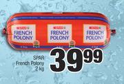 Spar French Polony-2Kg