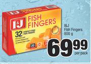 I&J Fish Fingers-800g Per Pack