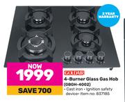 Goldair 4 Burner Glass Gas Hob GBGH-4002