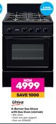 Univa 4 Burner Gas Stove With Gas Oven UG016BI