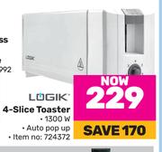 Logik 4 Slice Toaster