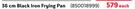Cater Pride 36cm Black Iron Frying Pan-Each