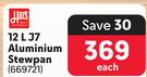 Hart 12L J7 Aluminium Stew Pan-Each