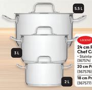 Legend 24cm Professional Chef Casserole-Each