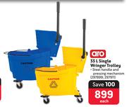 Aro 33L Single Wringer Trolley-Each