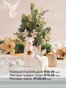 Reindeer Tealight Holder-Each