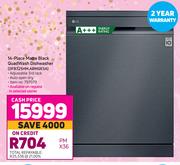 LG 14 Place Matte Black Quadwash Dishwasher (DFB325HM.ABMQESA)