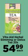 Vita Aid Herbal Slimming Or Detox Tea-20s
