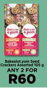 Bakealot Yum Seed Crackers Assorted-For Any 2 x 105g