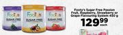 Footy's Sugar Free Passion Fruit,Raspberry,Strawberry Or Grape Flavouring System-450g Each