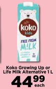 KoKo Growing Up Or Life Milk Alternative-1L Each