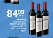 Nederburg The Winemasters Caberent Sauvignon, Pinotage, Merlot, Shiraz Or Edelrood-750ml Each