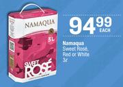 Namaqua Sweet Rose, Red Or White-3Ltr Each