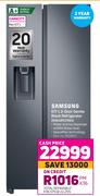 Samsung 617L 23 Door Gentle Black Refrigerator RS64R5311B4