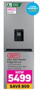 Defy 226L Satin Metallic Fridge DAC449