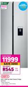 Defy 555L Side By Side Freezer Fridge DFF447