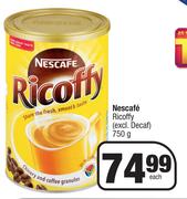 Nescafe Ricoffy (Excl.Decaf)-750g Each