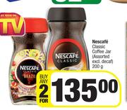 Nescafe Classic Coffee Jar (Assorted Excl. Decaf)-For 2 x 200g