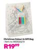Christmas Colour-In Gift Bag