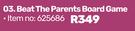 Beat The Parents Board Game