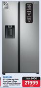 Samsung 617L Side By Side Frost Free Fridge With Water Dispenser RS65R5411M9/FA