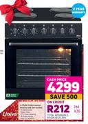 Univa 4 Plate Undercounter Oven & Hob Set (U336B)
