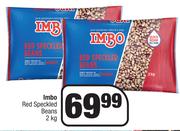 Imbo Red Speckled Beans-2kg